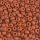 Miyuki seed beads 6/0 - Matte opaque terracotta 6-1236